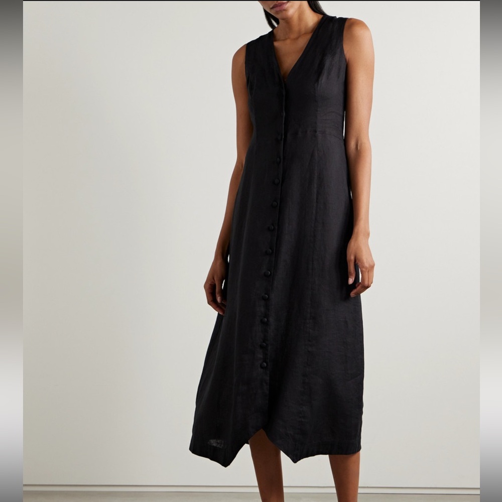 Doen Allene Linen Midi Dress